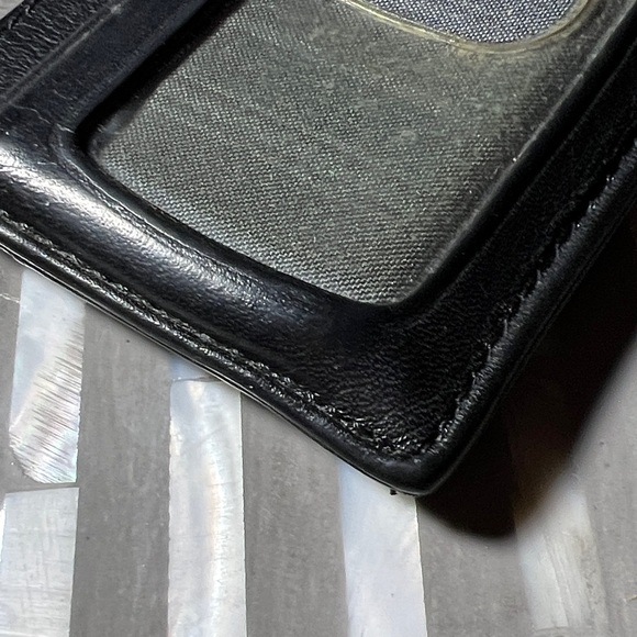 🎩Tumi Classic Black Leather Card Holder - Picture 3 of 15